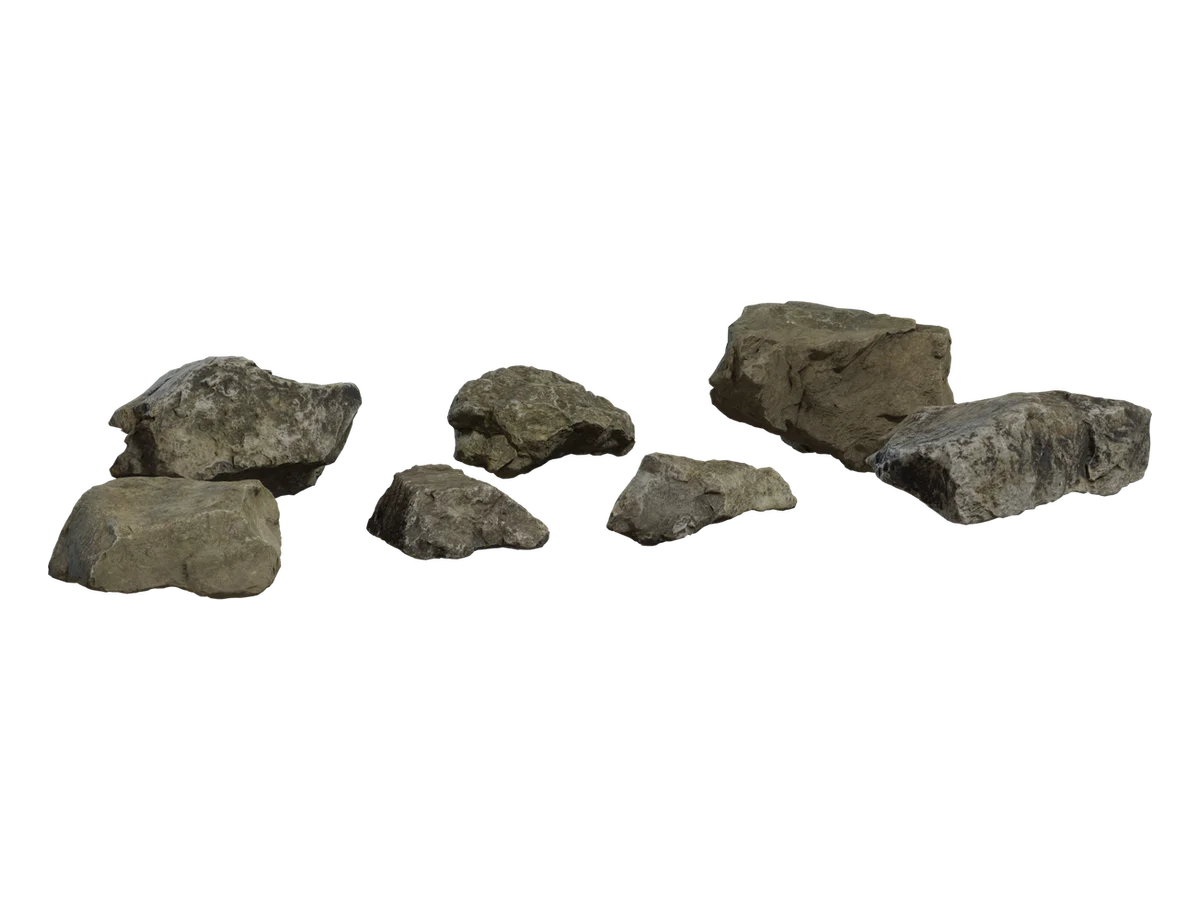 Rock Moss Set 02
