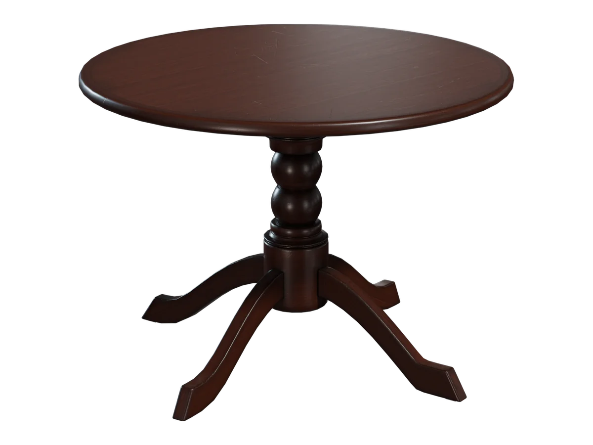 Round Wooden Table
